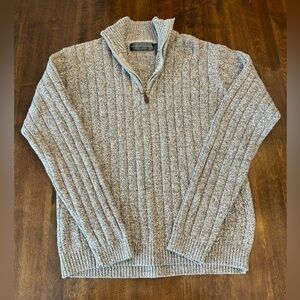 Oscar de la Renta 1/4 Zip Sweater, sz L